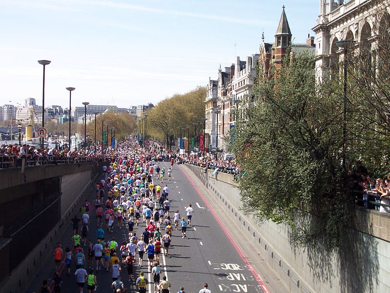 London Marathon by Chris J Wood, CC BY-SA 3.0